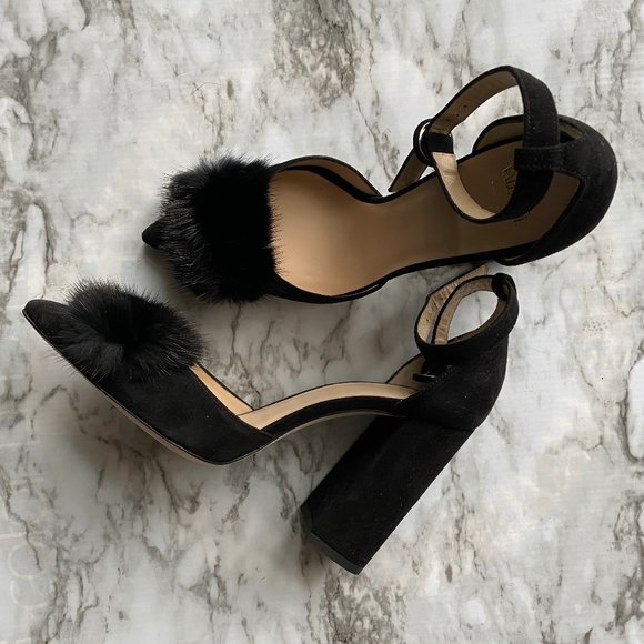 Francis Valentine Shoes - NWT Francis Valentine Mink and Suede Heels